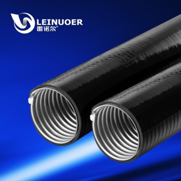 Flexible metal hose with PVC cover