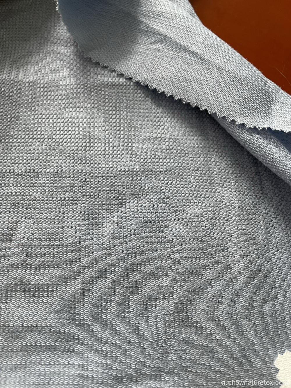 Ramie Cotton Spandex Thiết kế mới Dobby Farbric cho áo sơ mi
