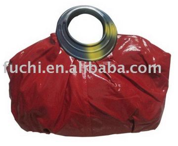 shiny pu handbag