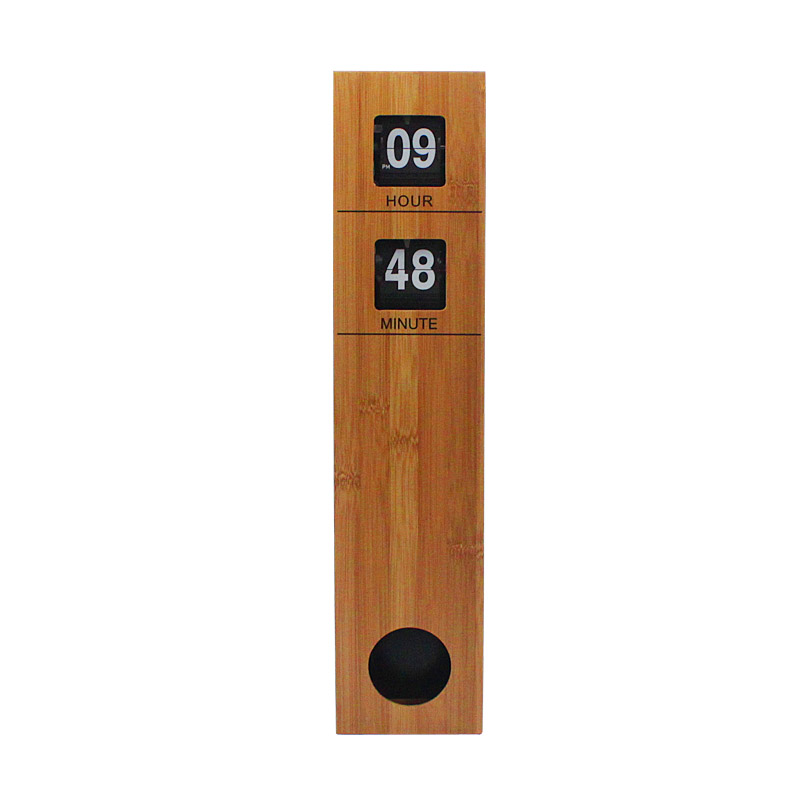 Bamboo Flip Clock