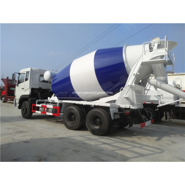 Self loading construction concrete mixer truck