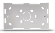 White ABS Back Box wall mounted plate racks