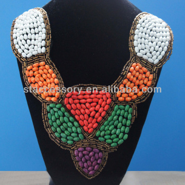 Acrylic Beads Bib Collar Necklace