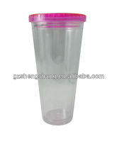 plastic tumblers lids and straws