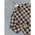 Men's Plaid Shirt Cotton Custom