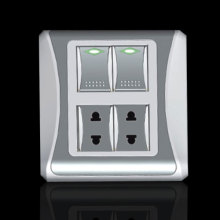 two gang switch with two gang socket