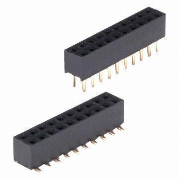 Female headers, 2.00mm, dual row