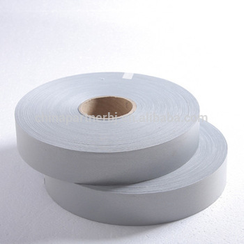 Polyester spandex reflective stretch tape
