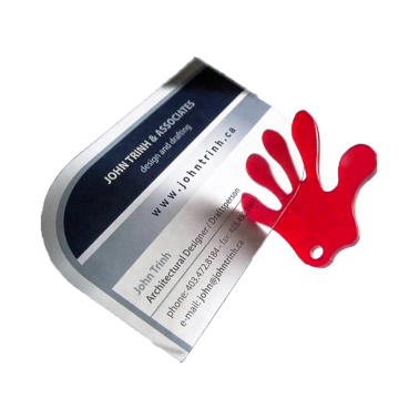 Customized Printed PVC Transparent Business Card