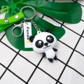 Customizd 3D Panda silikonowy metalowy brelok z PVC