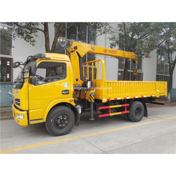 Dongfeng 5tons straight arm Truck mounted crane