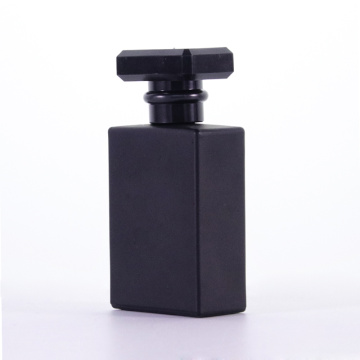 50ml dicat botol parfum kaca hitam grosir