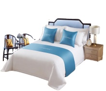 Wholesale Custom Luxury Hotel Bed Runners and Cushion Sets