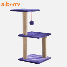 Aiberry Deluxe Wooden Cat Scratch Board Pet Tower