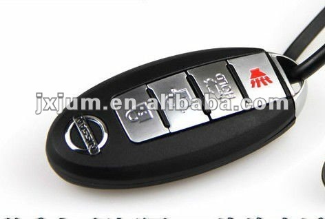 embossed customized silicone car key cover