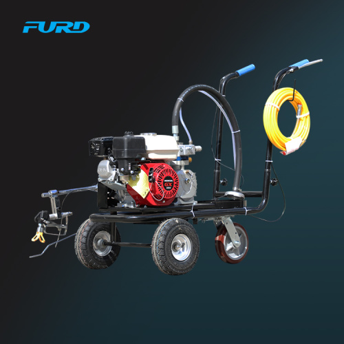 Hand push cold paint spray road marking machine with favorable price