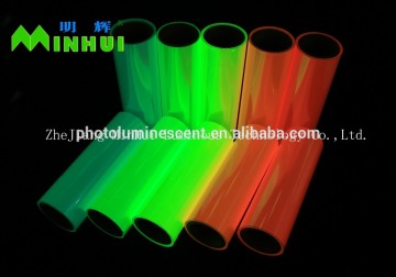 glow in the dark vinyl film/glow in dark self-adhesive vinyl/glow in the dark film