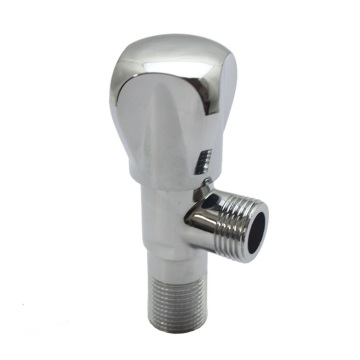 Quick open wall mounted zinc alloy toilet angle valve