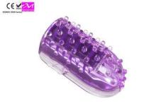 Colorful Small Size Vibrating Finger Rings With Nub Texture