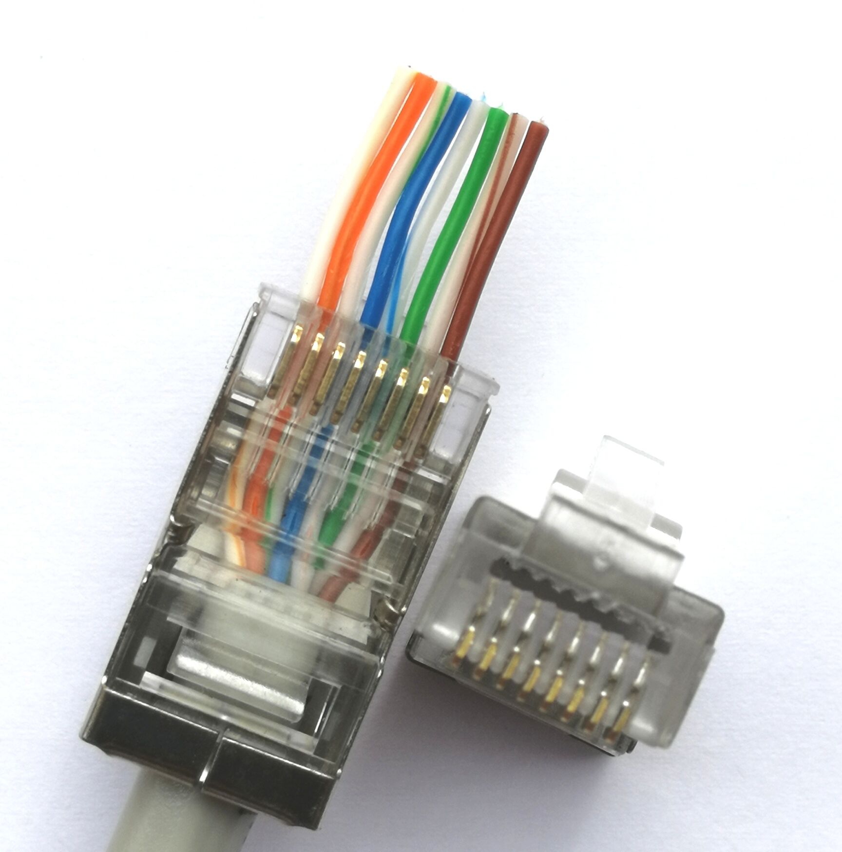 موصل RJ45 EZ CAT5 STP 8P8C