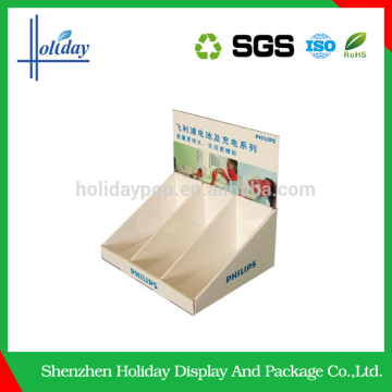 Recyclable counter cardboard display stands