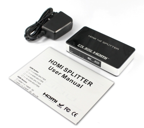 4k HDMI Splitter HDCP 1.4 HDR 1 x 2
