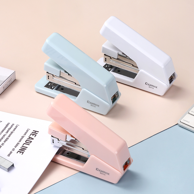 Comix ODM Factory Jumbo office professional 100 sheets manual heavy duty printed stapler for school office and library