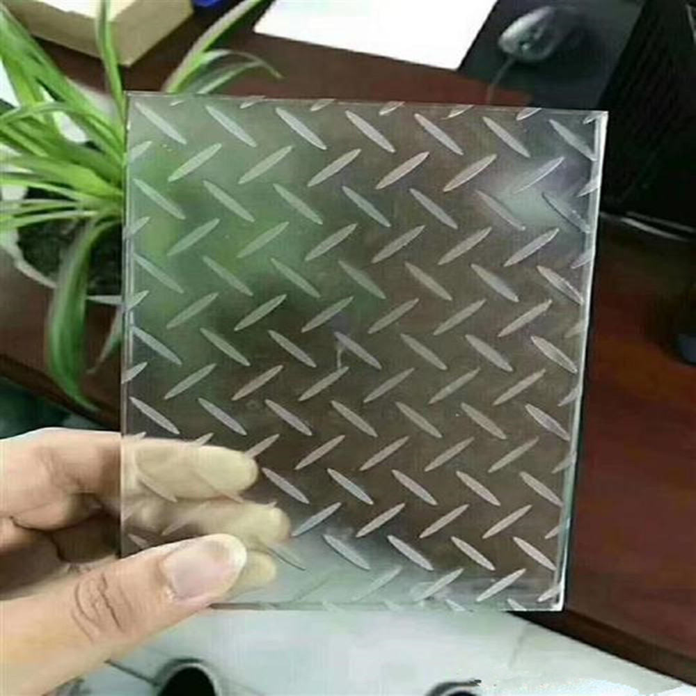 anti slip glass for tempered laminated glass