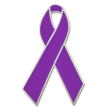 Domestic Violence Awareness Ribbon Enamel Lapel Pin