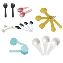 White 5G Disposable Teaspoon Measuring Spoons for Coffee and Spices - Individually Packaged