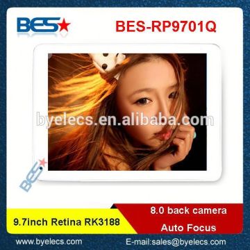 9.7inch advanced model mini auto focus camera 3g tablet