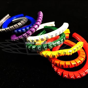 Ec type soft PVC color Cable Wire Markers