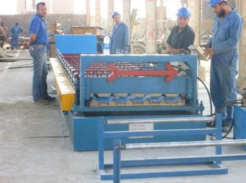 aluminum roof roll forming machine