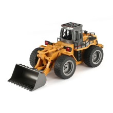 RC Metal Bulldozer 6CH 2.4GHz Remote Control Construction Tractor Toy