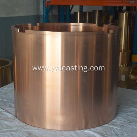 Centrifugal bronze bushing for crusher