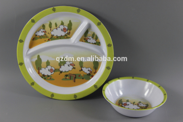 Melamine Dinner Plates And Bowls For Children