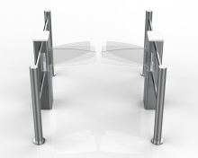 Wide Lane 304 Stainless Steel Swing Barrier Gate