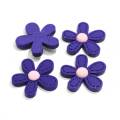 Mooie Mini Platte Achterkant Bloemvormige Hars cabochon Meisjes Kledingstuk Accessoires Kralen Charms Handgemaakte Craft Decor Spacer