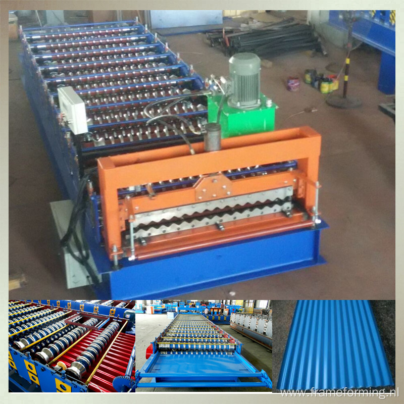 color steel corrugated sheet machine