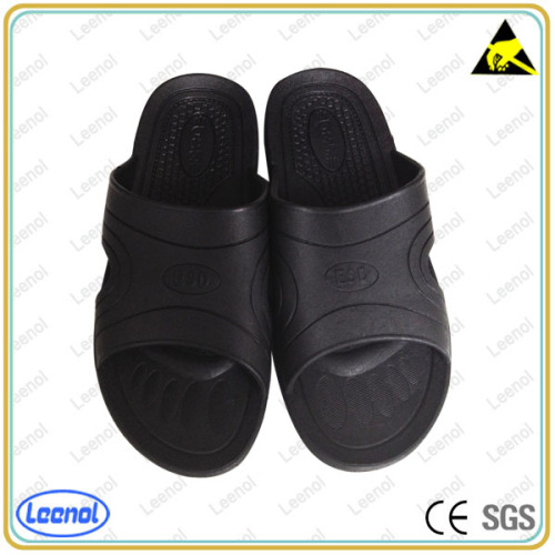 LN-7101C Black color cleanroom antistatic esd slipper