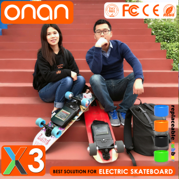 ONAN Fast Electric Longboard, Motor Kit 4 Wheel Longboard, Cheap DIY Boosted Electric Longboard