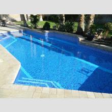 wholesale blue swimming pool mosaic pattern/glass mosaic tile