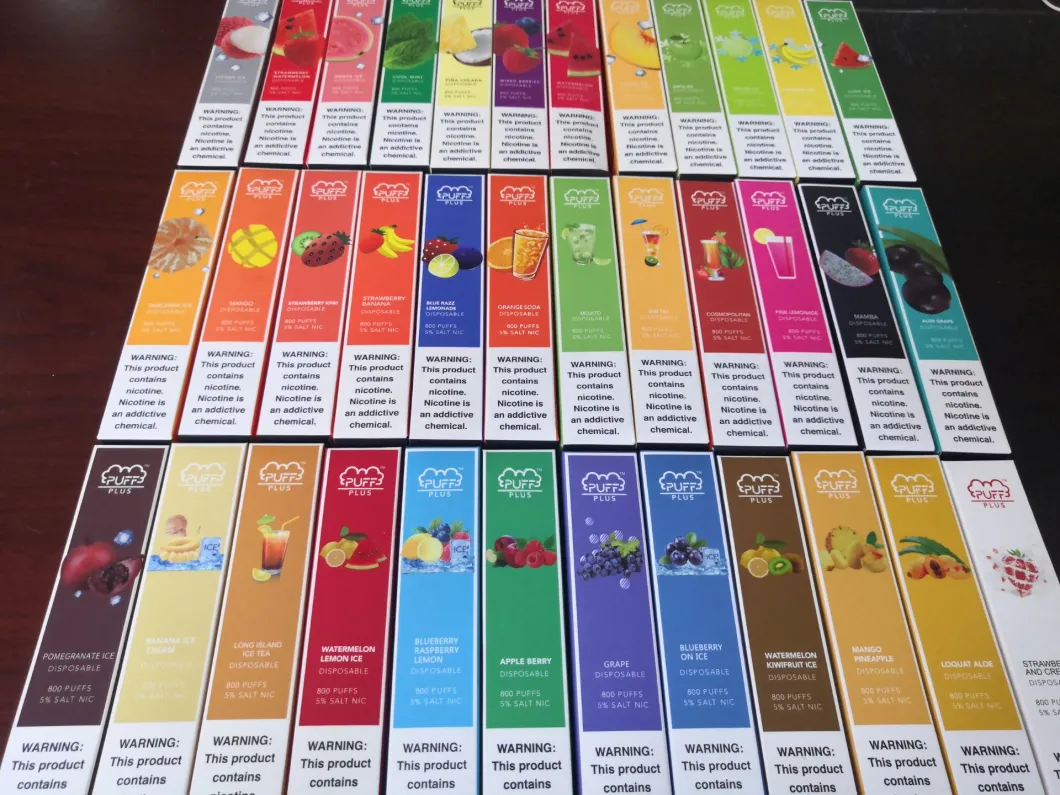 Factory Wholesale OEM Customization Welcome Disposable Vape 800hits Bar Puff Plus