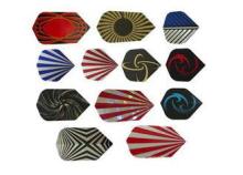 Unique Water Drop Slim Kite Pet Custom Printed Dart Flights