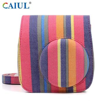Colorful stripe Pattern Camera Bag