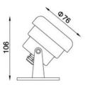 luces de manchas submarinas para estanque de fuentes