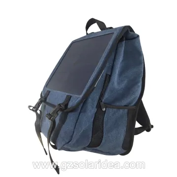 Outdoor Sport Solar Panel Backpack With USB Charger