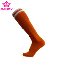 Chaussettes de rugby orange longues colorées