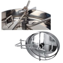China 21""X17"" Hygienic Grade AISI 304 Stainless Steel Yac-B 0VAL Inward Pressure Manhole