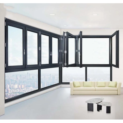 NFRC America Standard Aluminum Bi-folding windows